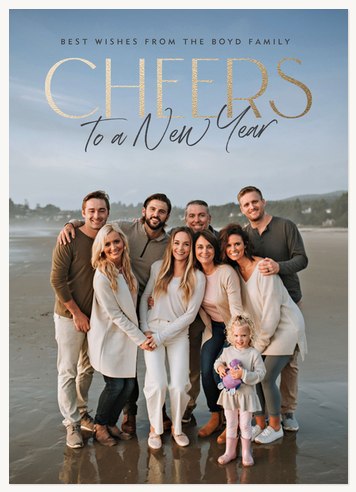Deco Cheer Personalized Holiday Cards
