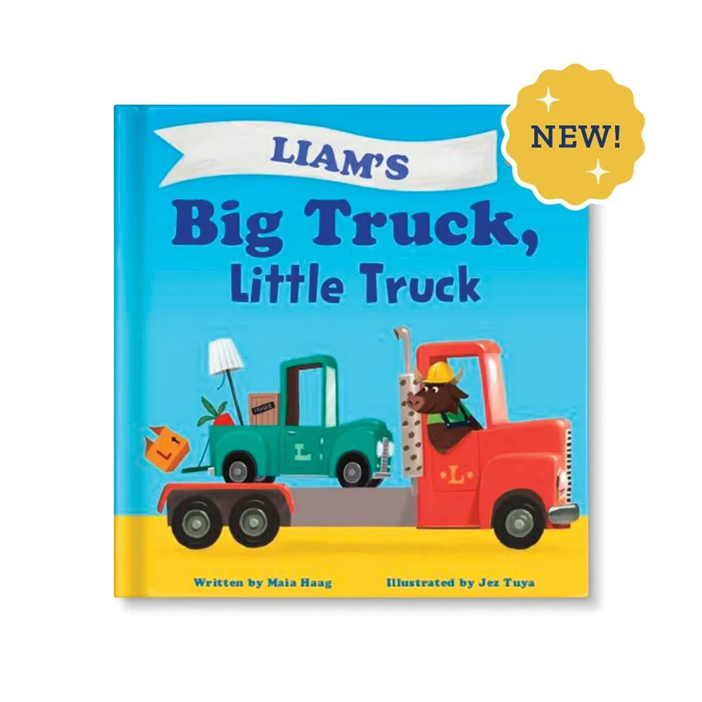 My Big Truck, Little Truck Personalised Board Book