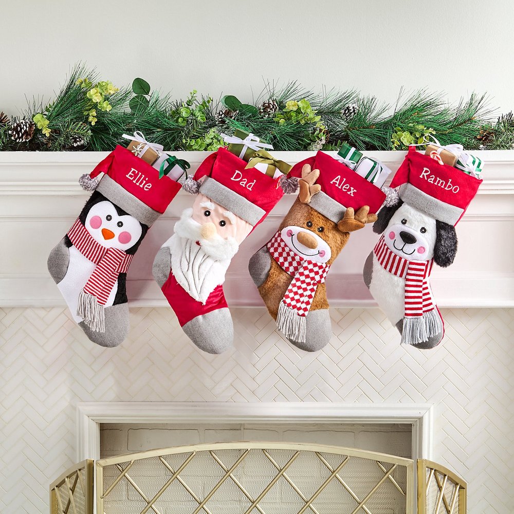 Furry Friends Plush Stocking