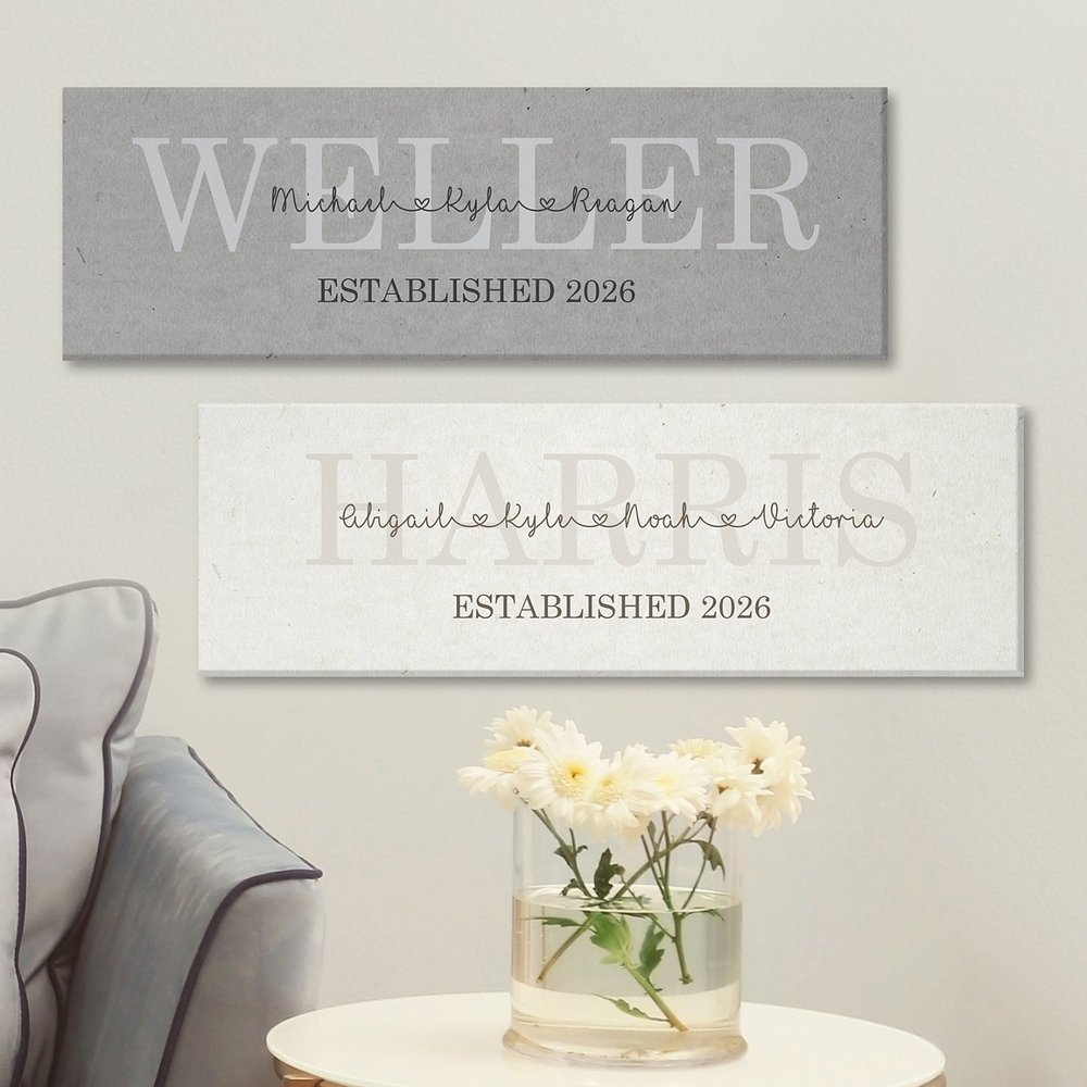 Family Bond Personalized Canvas