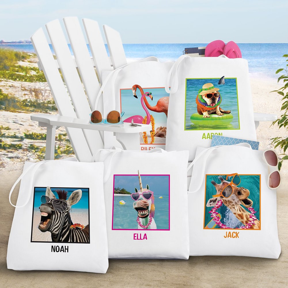 Attitude Animal Personalized Tote Bag