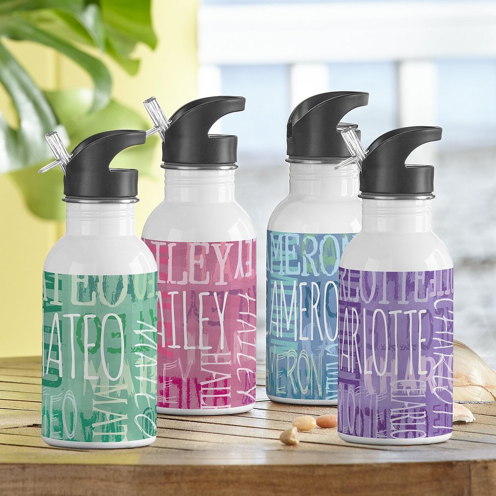 Custom Name Personalized Water Bottle
