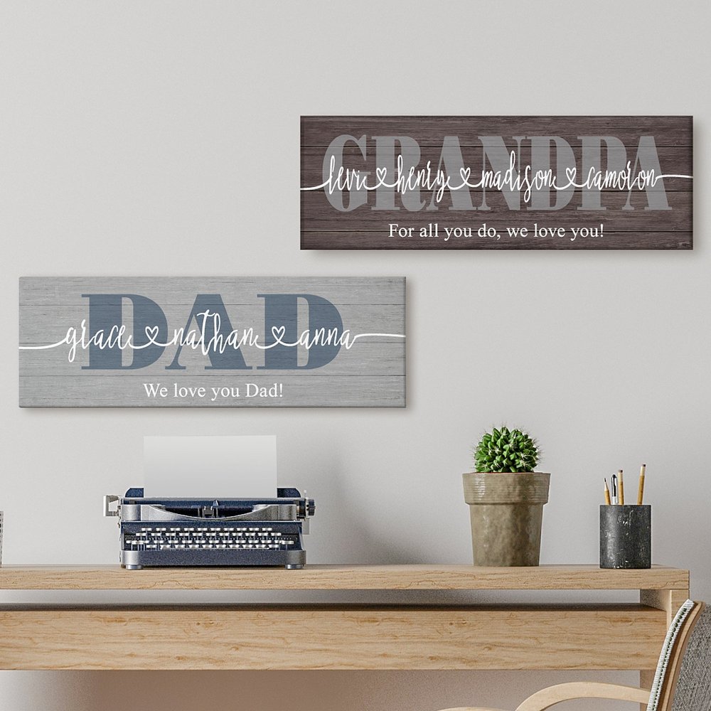 Our Love Unites Us Personalized Canvas