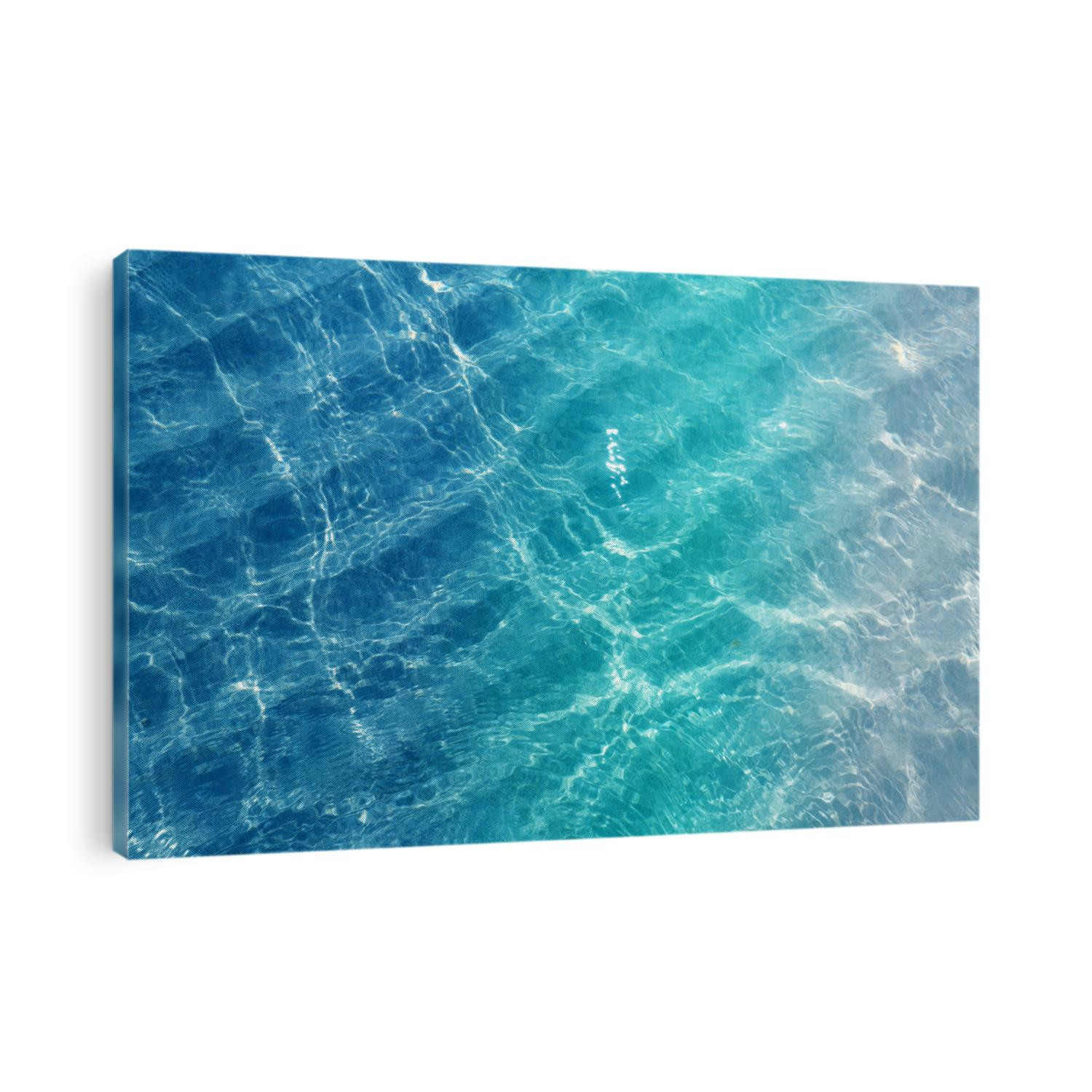 Beautiful sea water is photographed close up