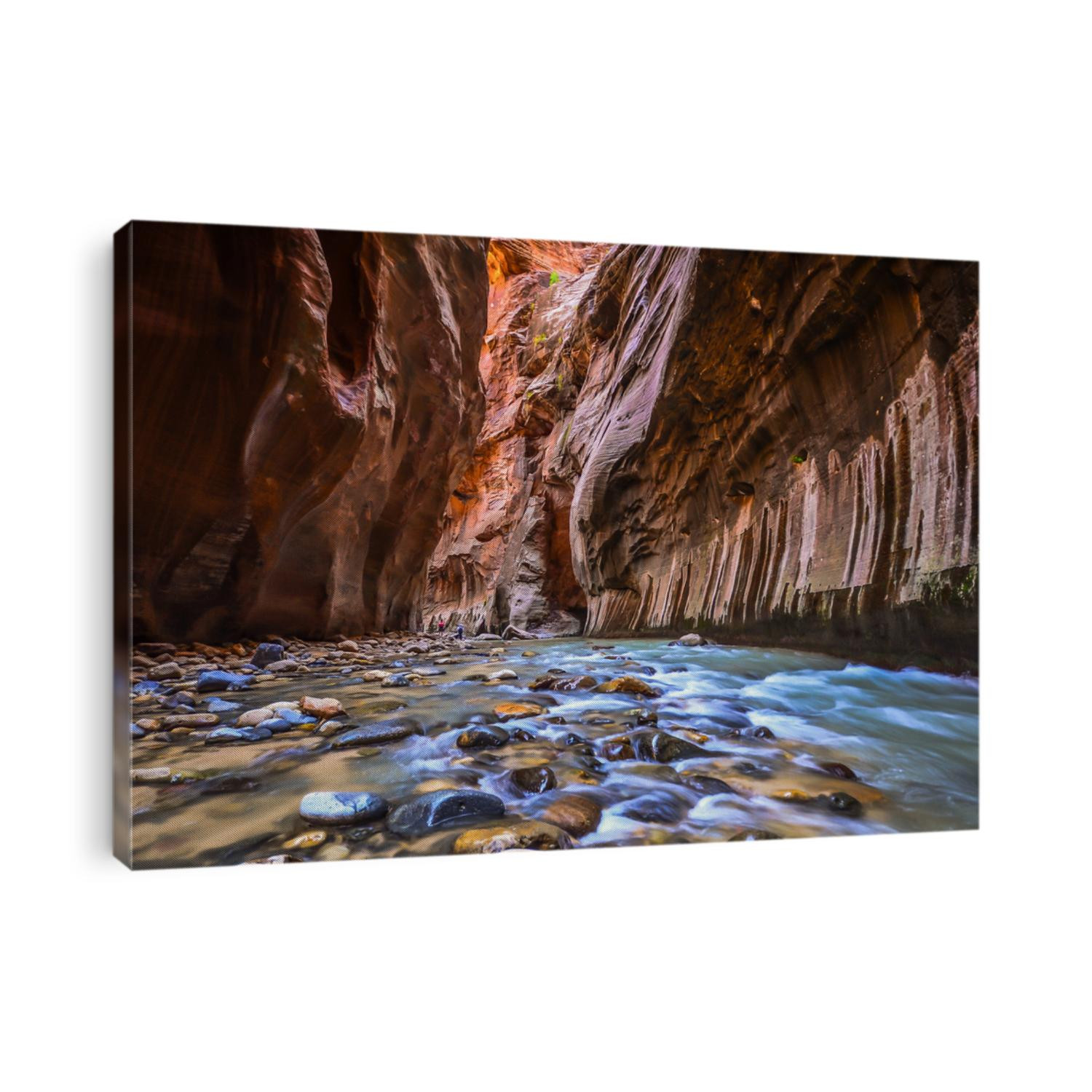 Amazing landscape of canyon in Zion National Park, The Narrow