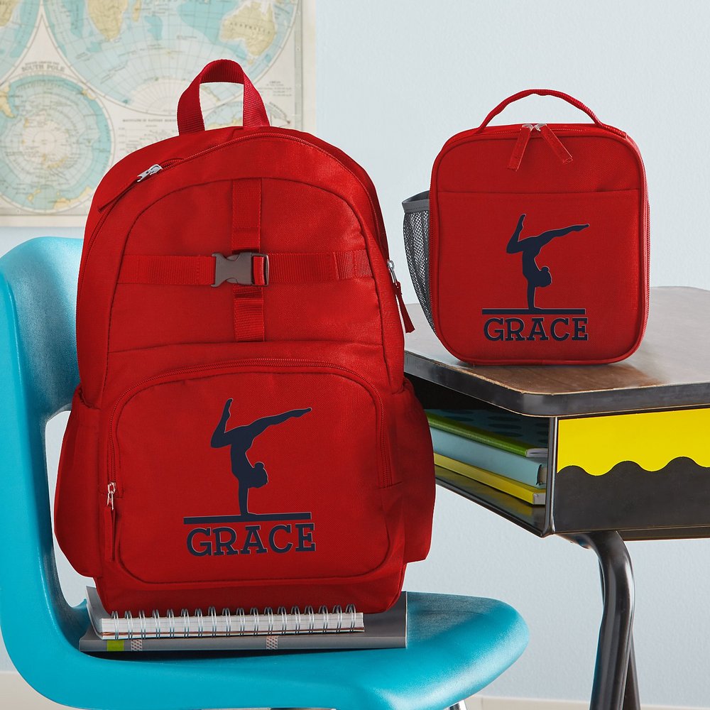 Athletic Red Personalized Backpack Collection