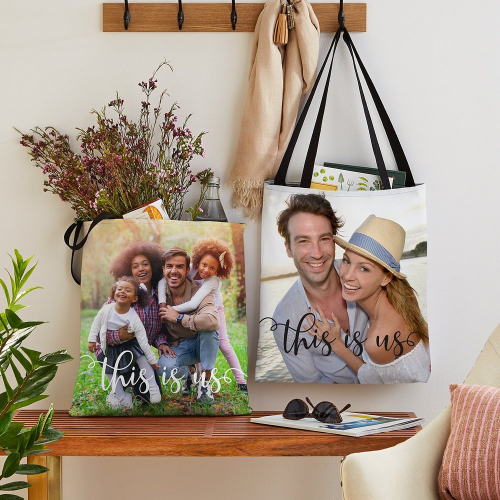 Our Journey Together Personalized Photo Tote