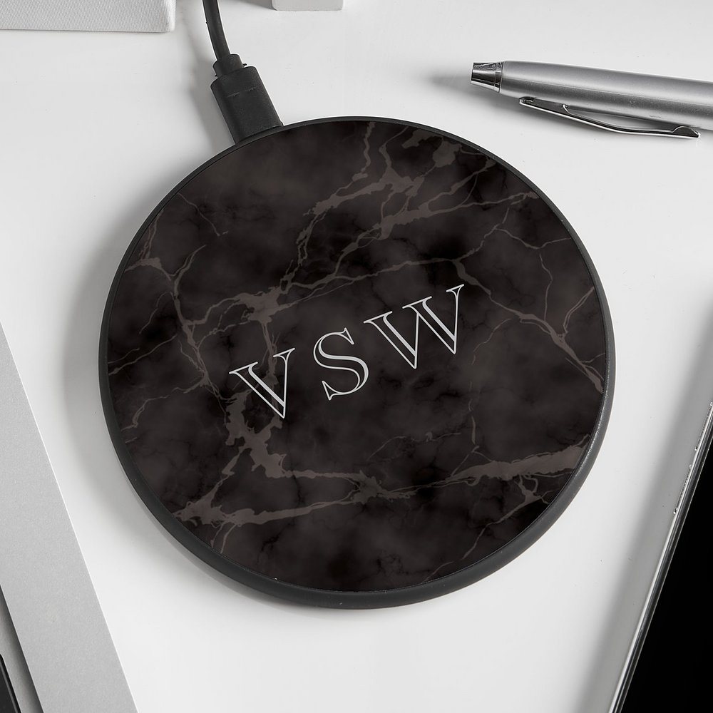 Personalized Wireless Charger - Monogram
