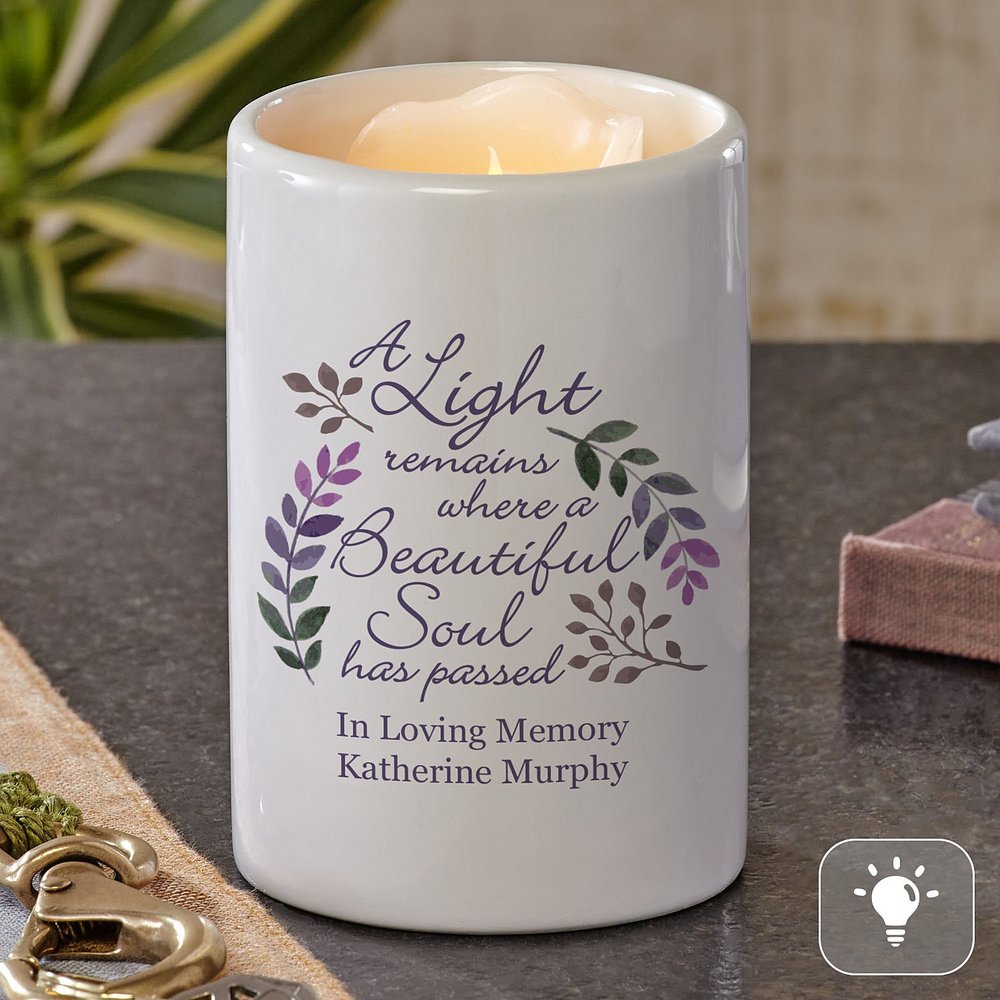 Beautiful Soul Memorial LED Votive Personalized Candle