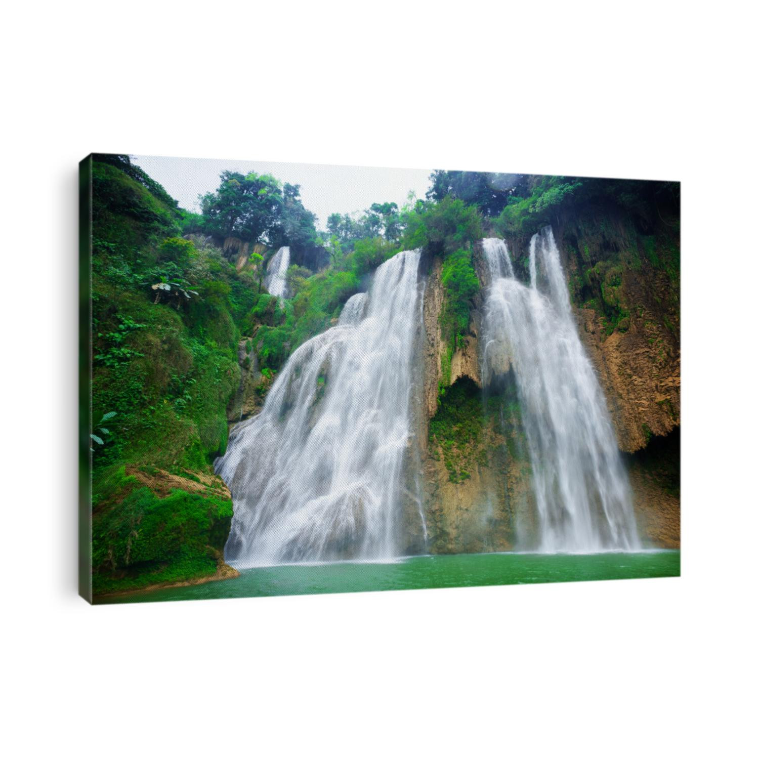 Thi Lo Su(Tee Lor Su) waterfall in Umphang Wildlife Sanctuary. Thi Lo Su is claimed to be the largest and highest waterfall in northwestern Thailand.