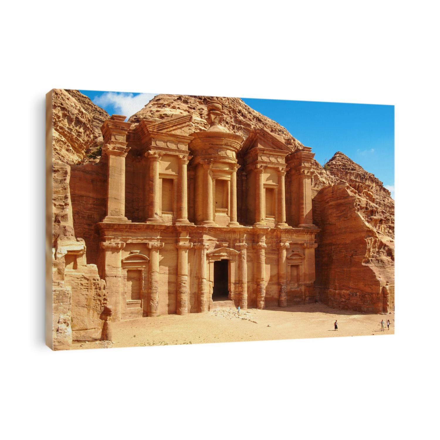 Ancient temple in Petra, Jordan