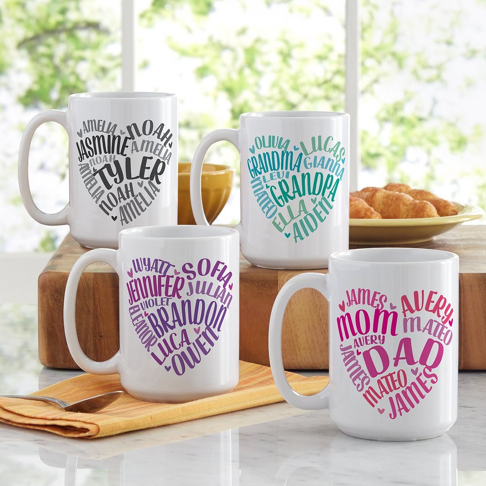 Heartfully Yours Personalized Mug