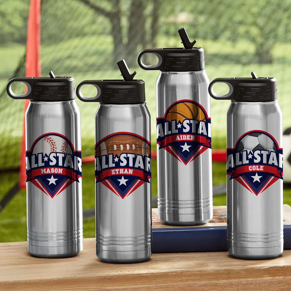 Rising Star Personalized Stainless Steel Water Bottles