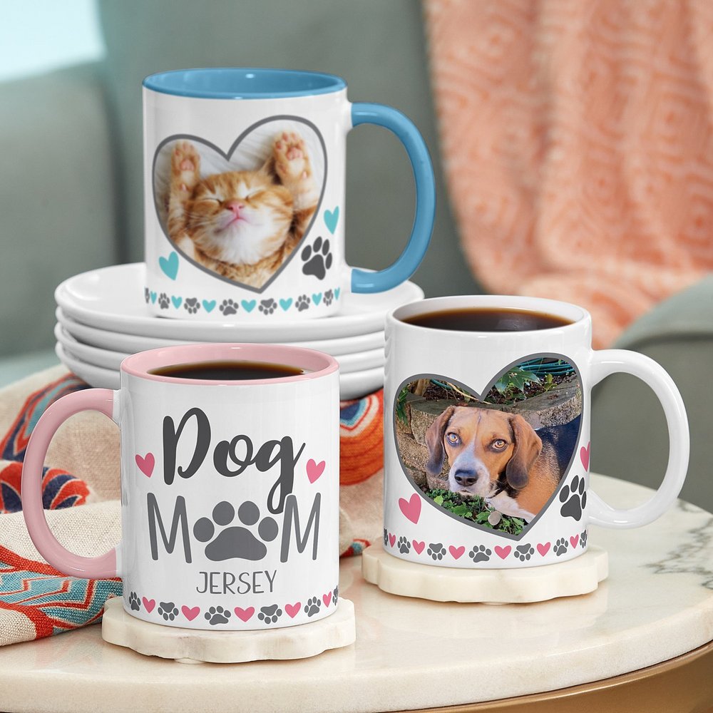 Fur Mom Personalized Photo Mug