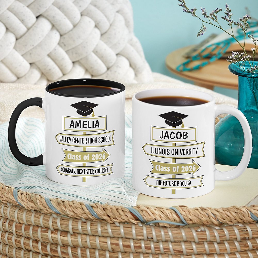 Journey To Success Personalized Coffee Mug