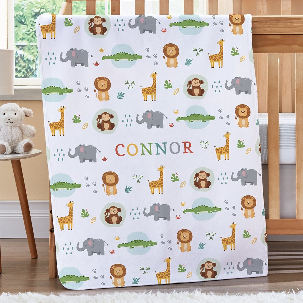 Playful Pals Personalized Blanket