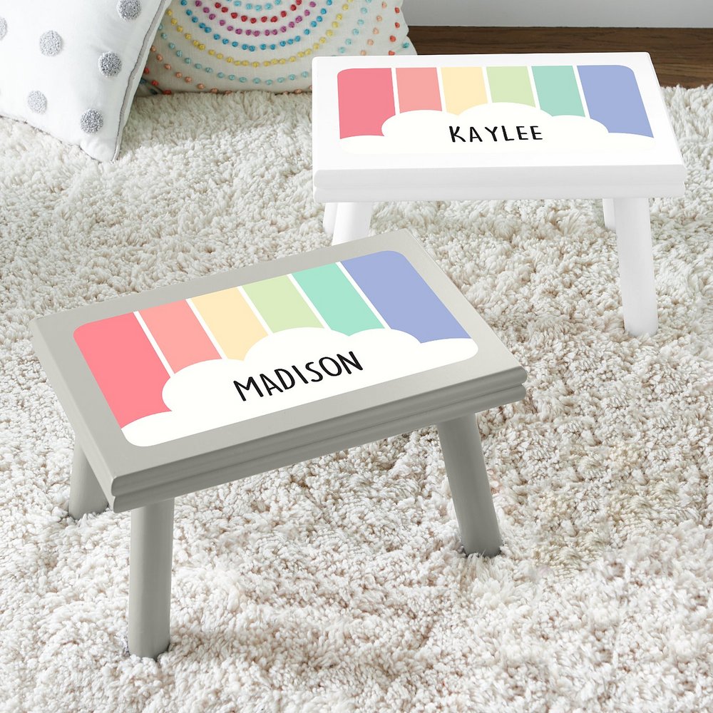 Vibrant Day Personalized Step Stool