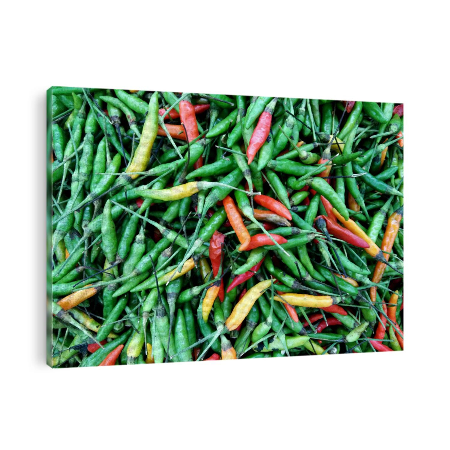 Mixs of red and green chili.