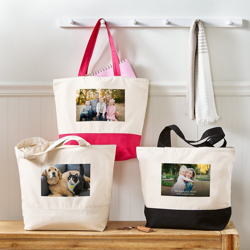 Add-a-Photo Zippered Tote Bag