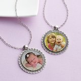 Modern Personalized Photo Pendant