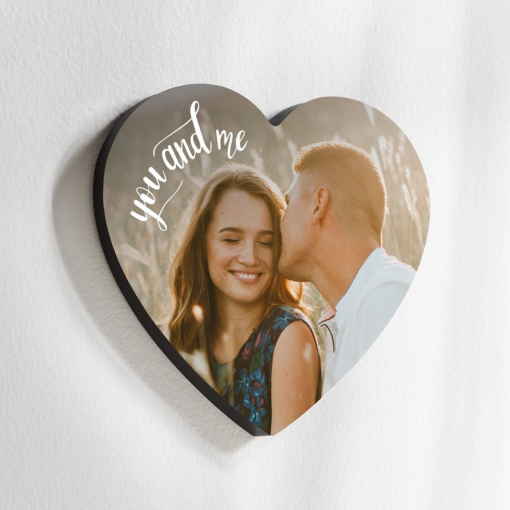 Always Us Photo Heart Wall Sign