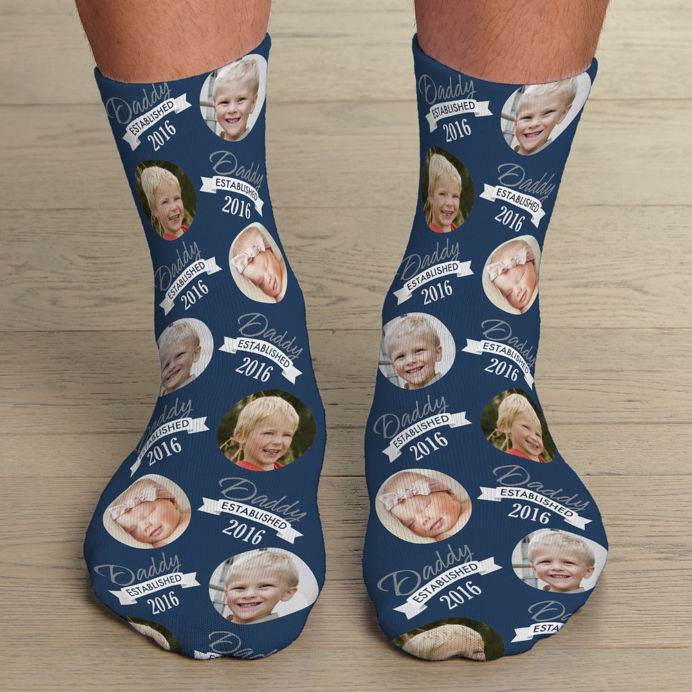 Custom Photo Crew Socks