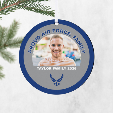 U.S. Air Force™ Proud Family Round Ornament