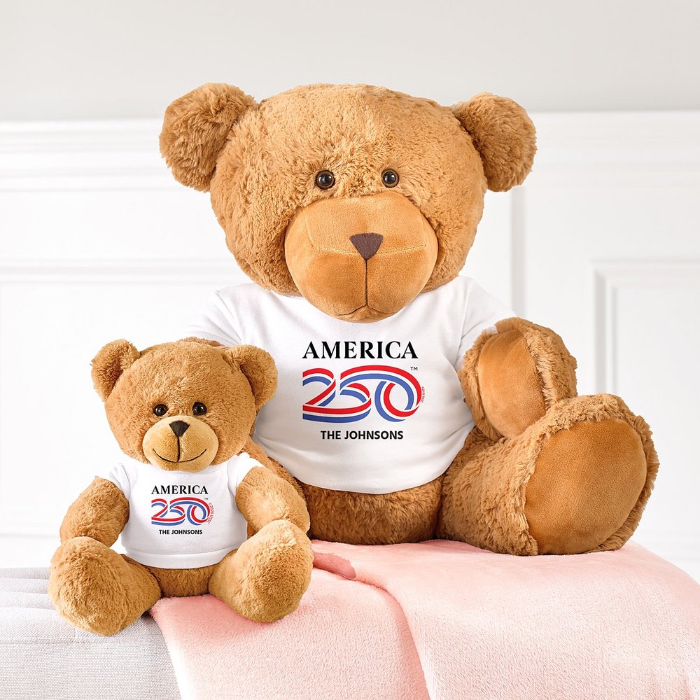 America250™ Plush Teddy Bear Gram T-Shirt