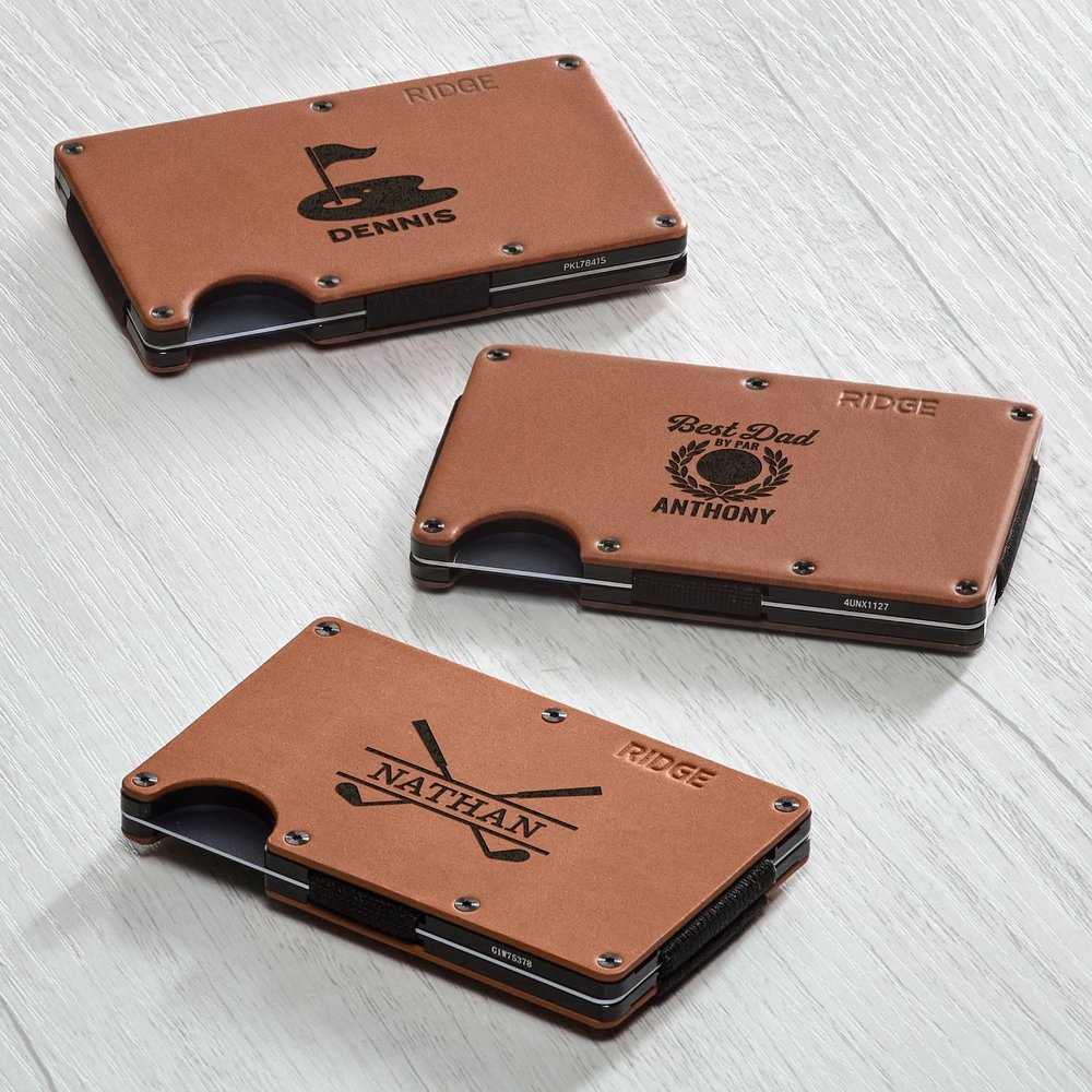 RIDGE® Golf Design Leather Wallet