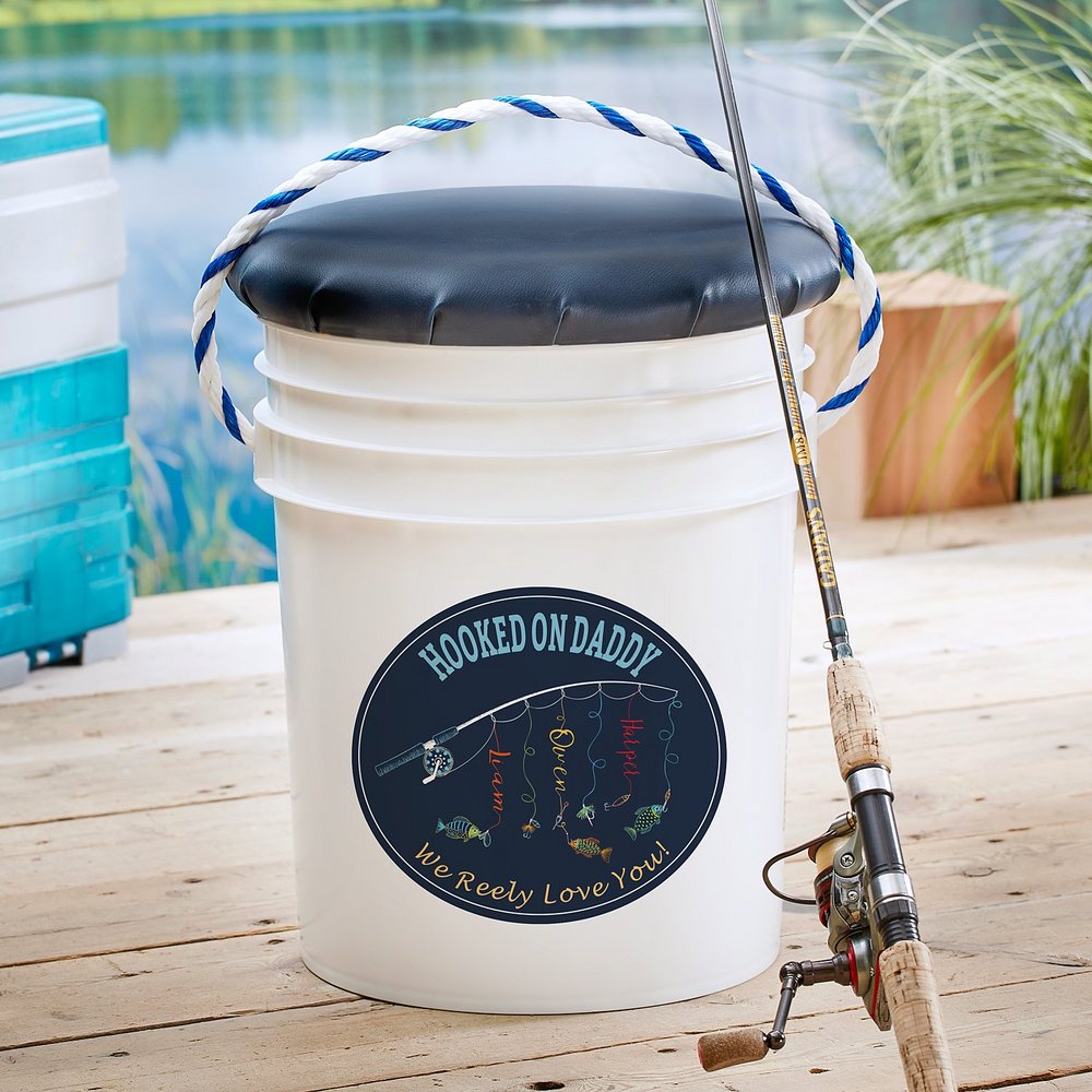 Catch Of The Day Personalized Fishing Pail