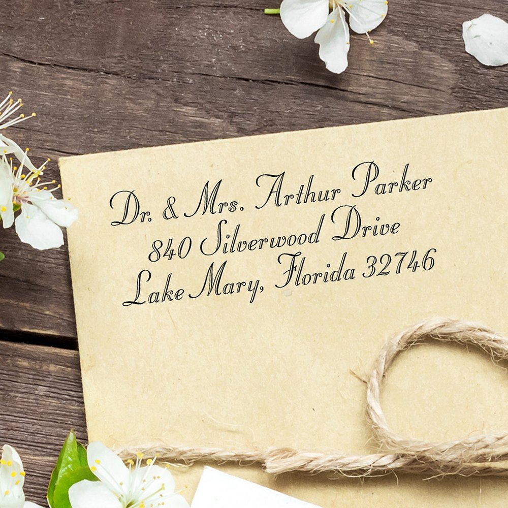 Sophisticated Touch Personalized Self-Inking Stamp
