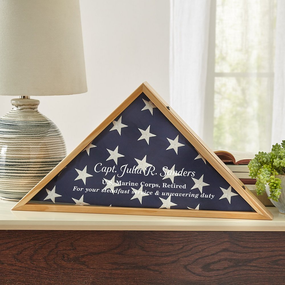Veteran Flag Display Case