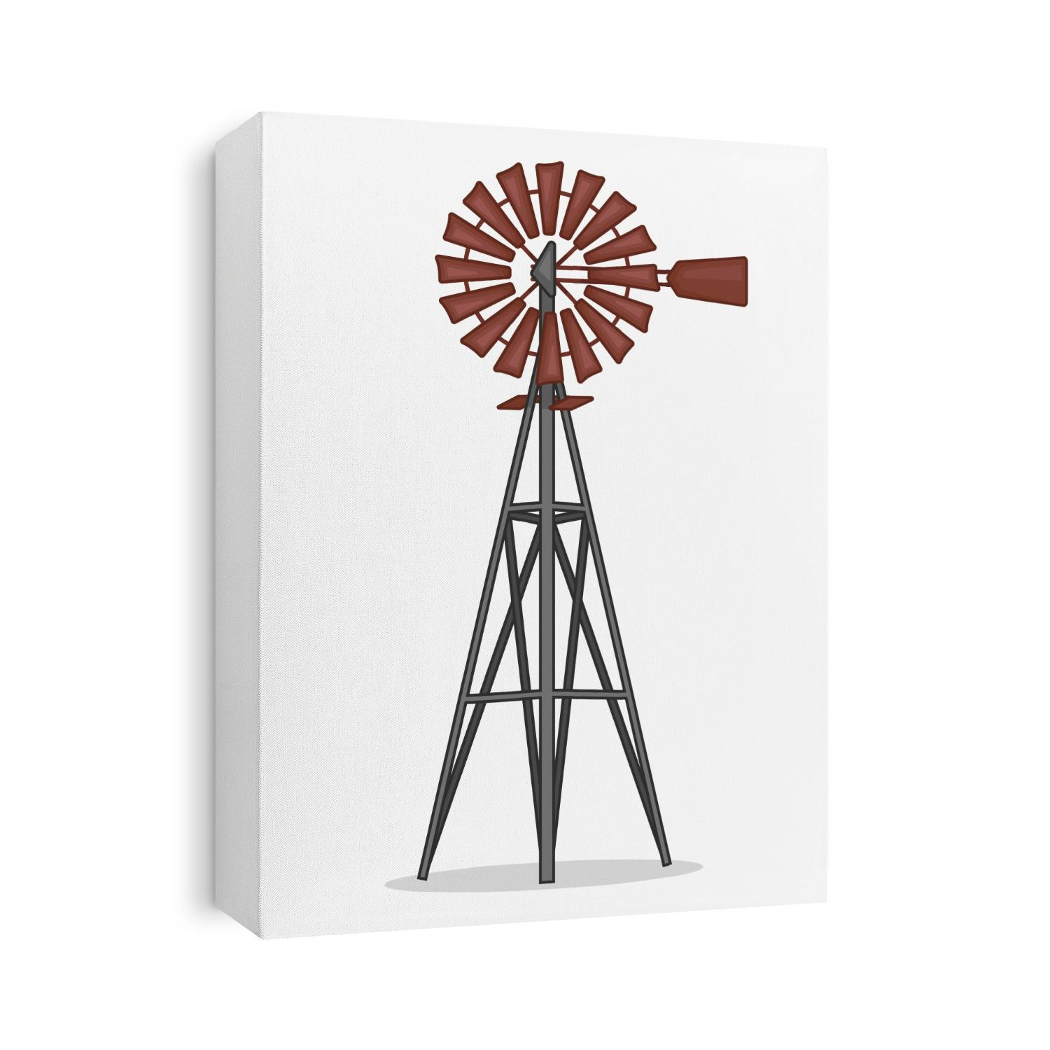 stock vector vintage windmills collection graphic object illustration