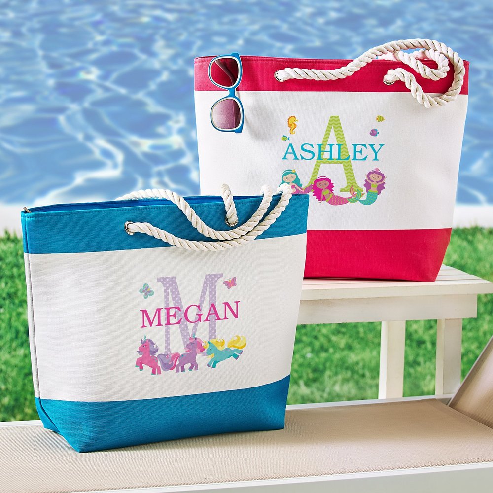 My Own Name Nautical Beach Bag
