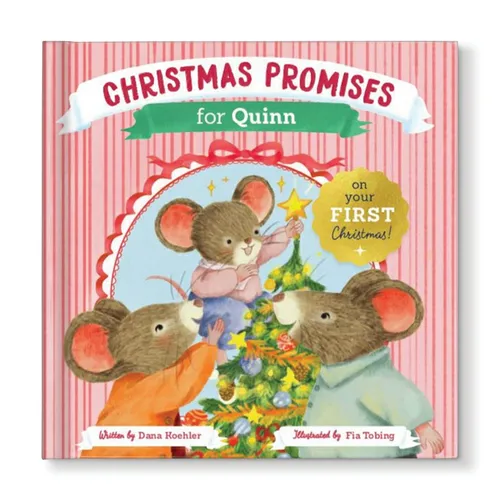Promises for Baby's First Christmas Personalised Book
