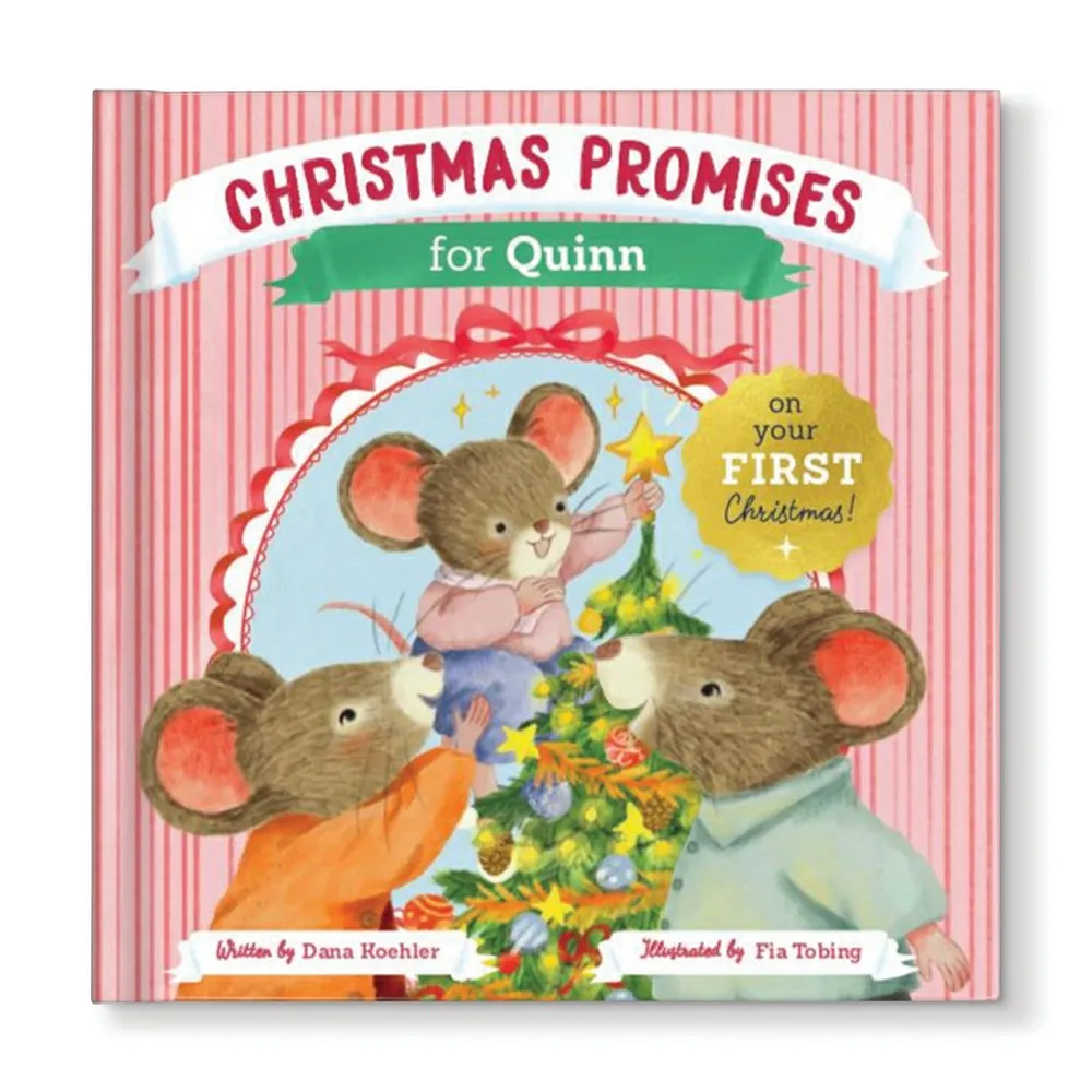 Promises for Baby's First Christmas Personalised Book