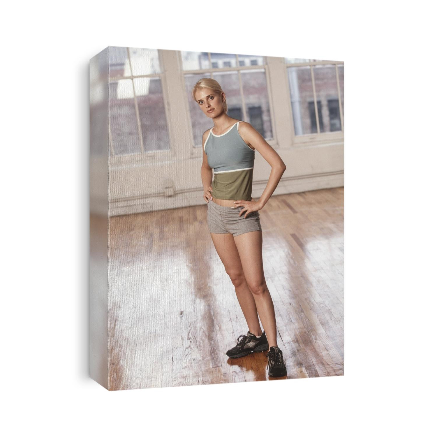 Portrait of women in fitness studio.