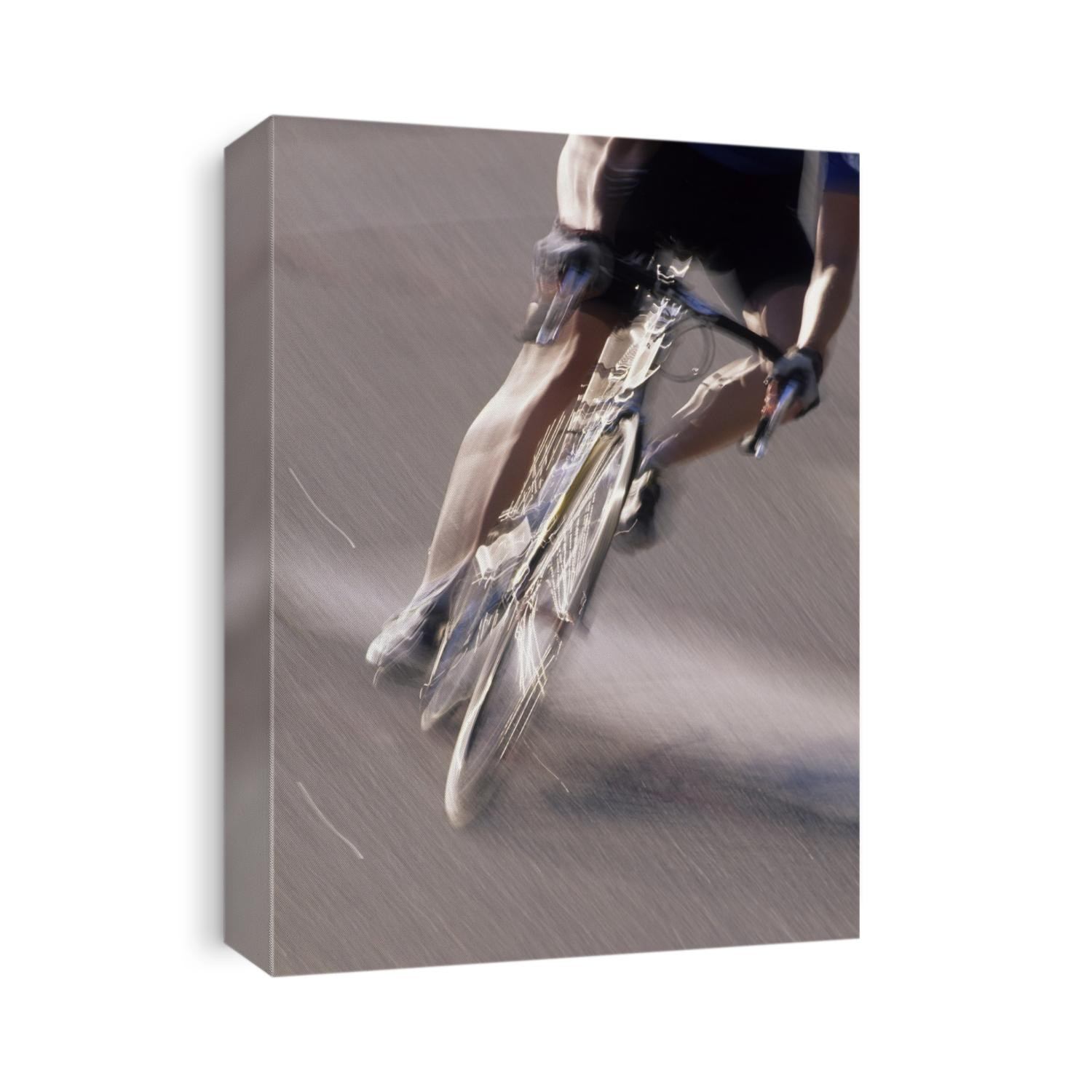 Detail of road cyclist.