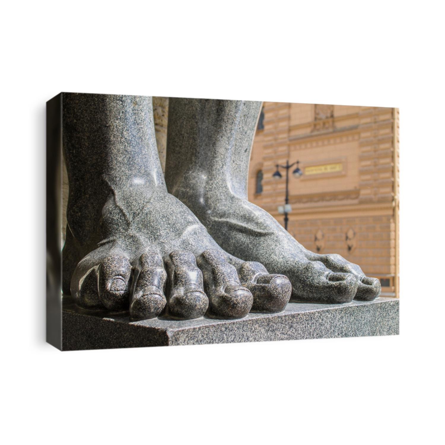 feet of Atlanta near the Hermitage close up