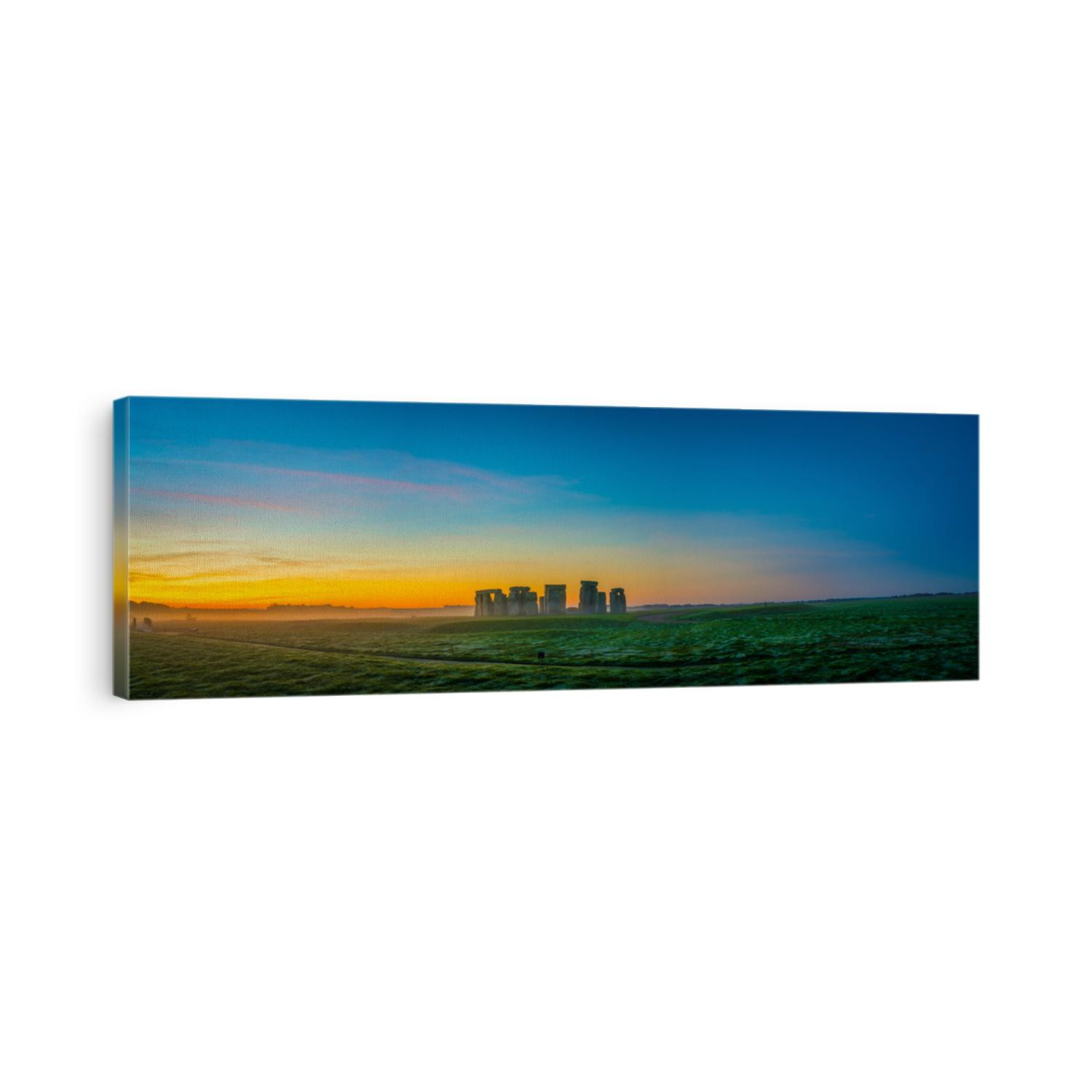 Panorama of Stonehenge in winter | England