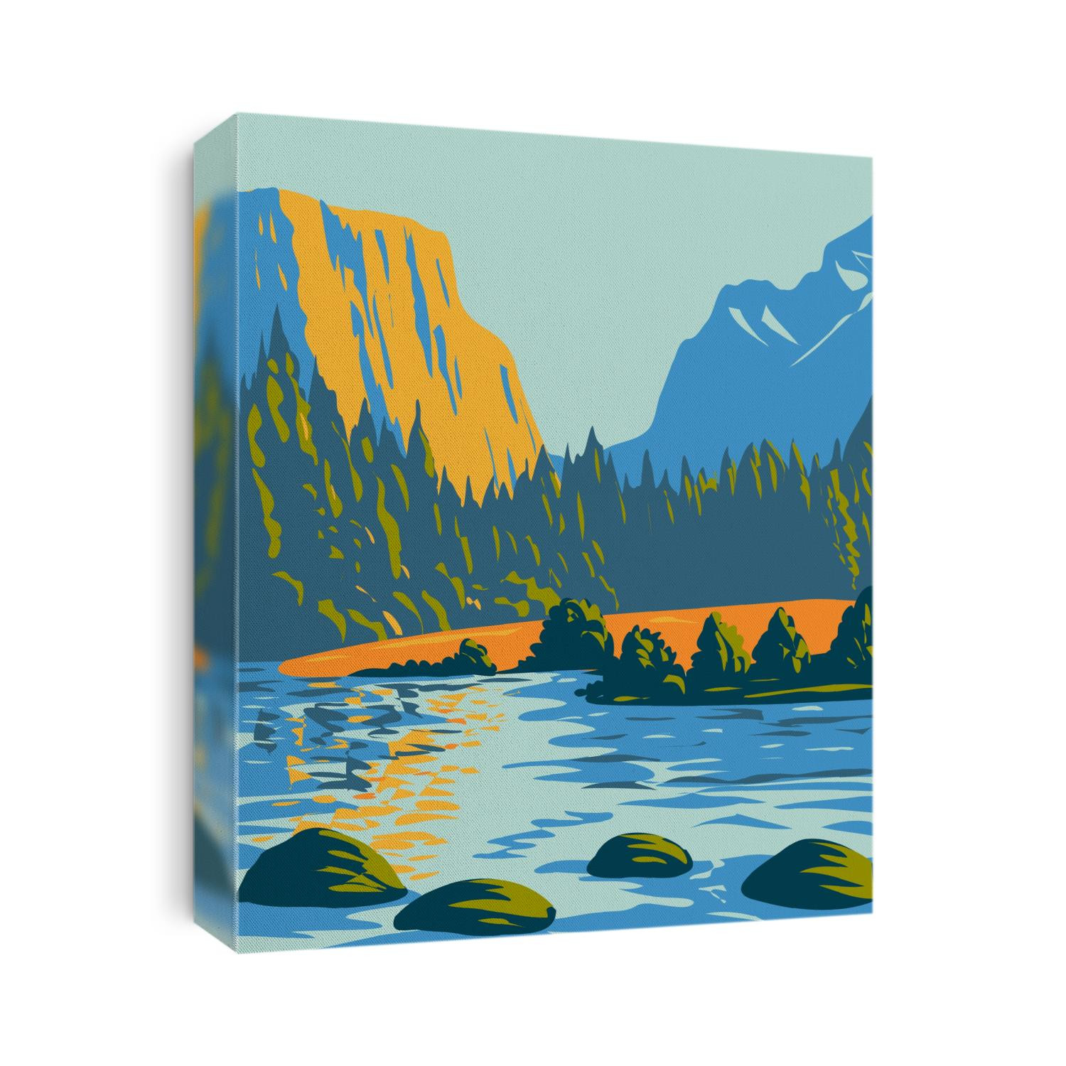 Voyageurs National Park Located in Northern Minnesota near the Canadian Border WPA Poster Art