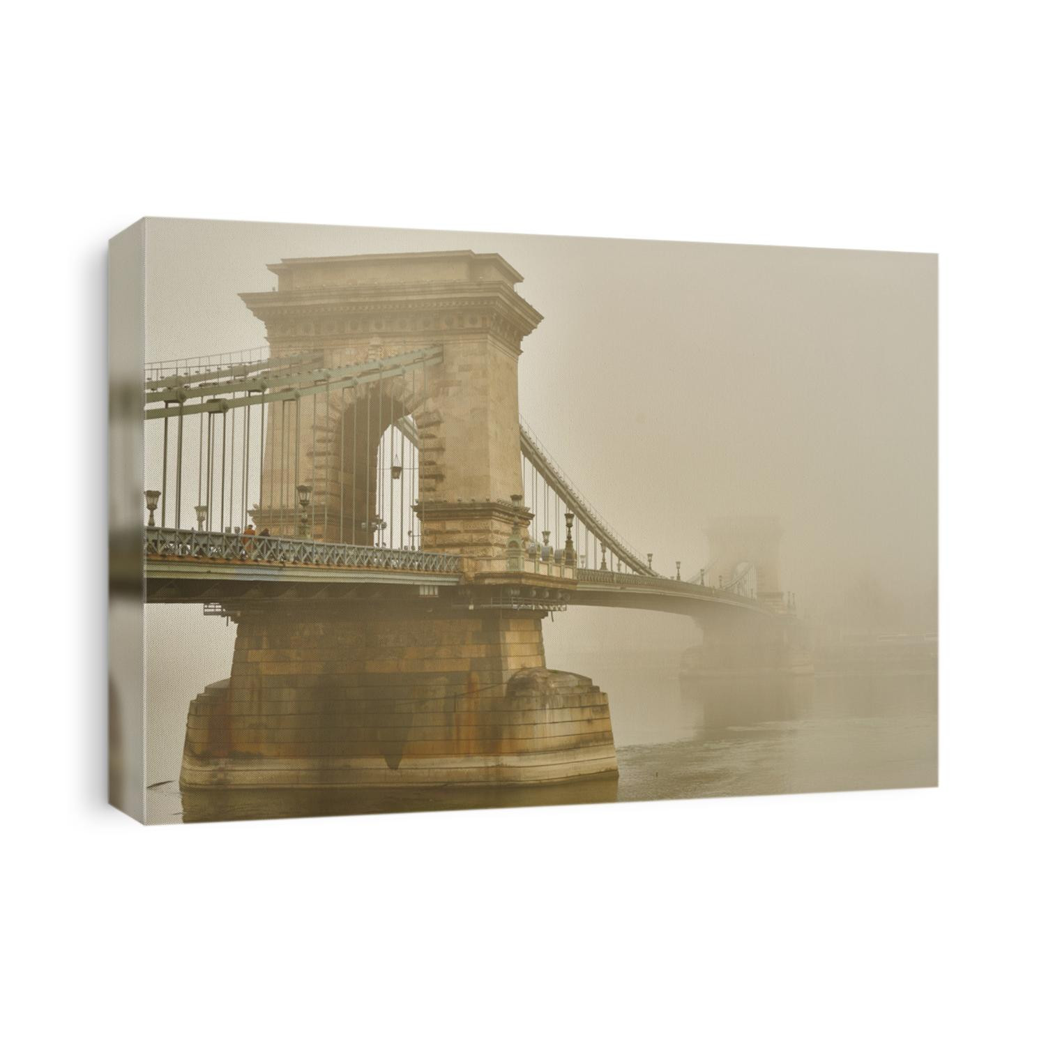 Bridge in fog