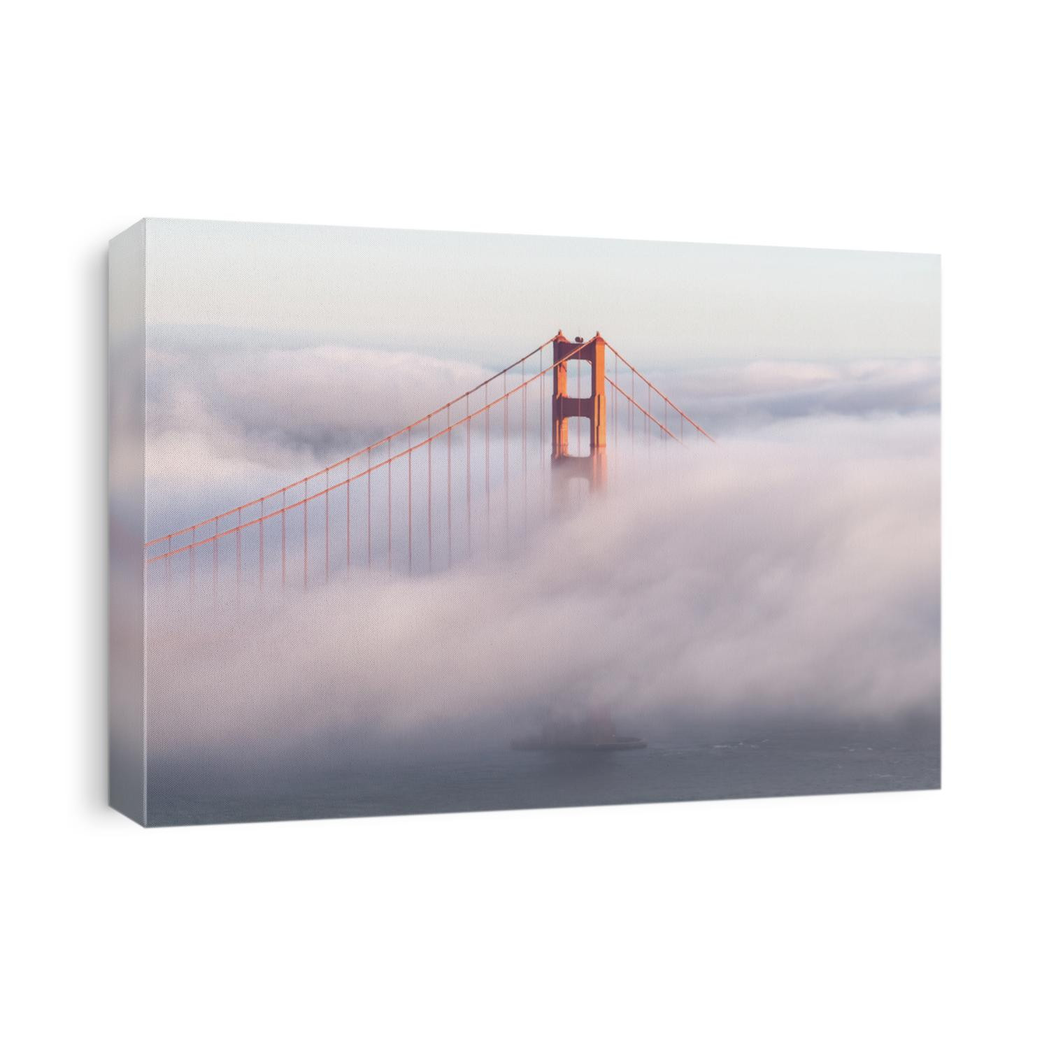 sunset at the Golden Gate Bridge