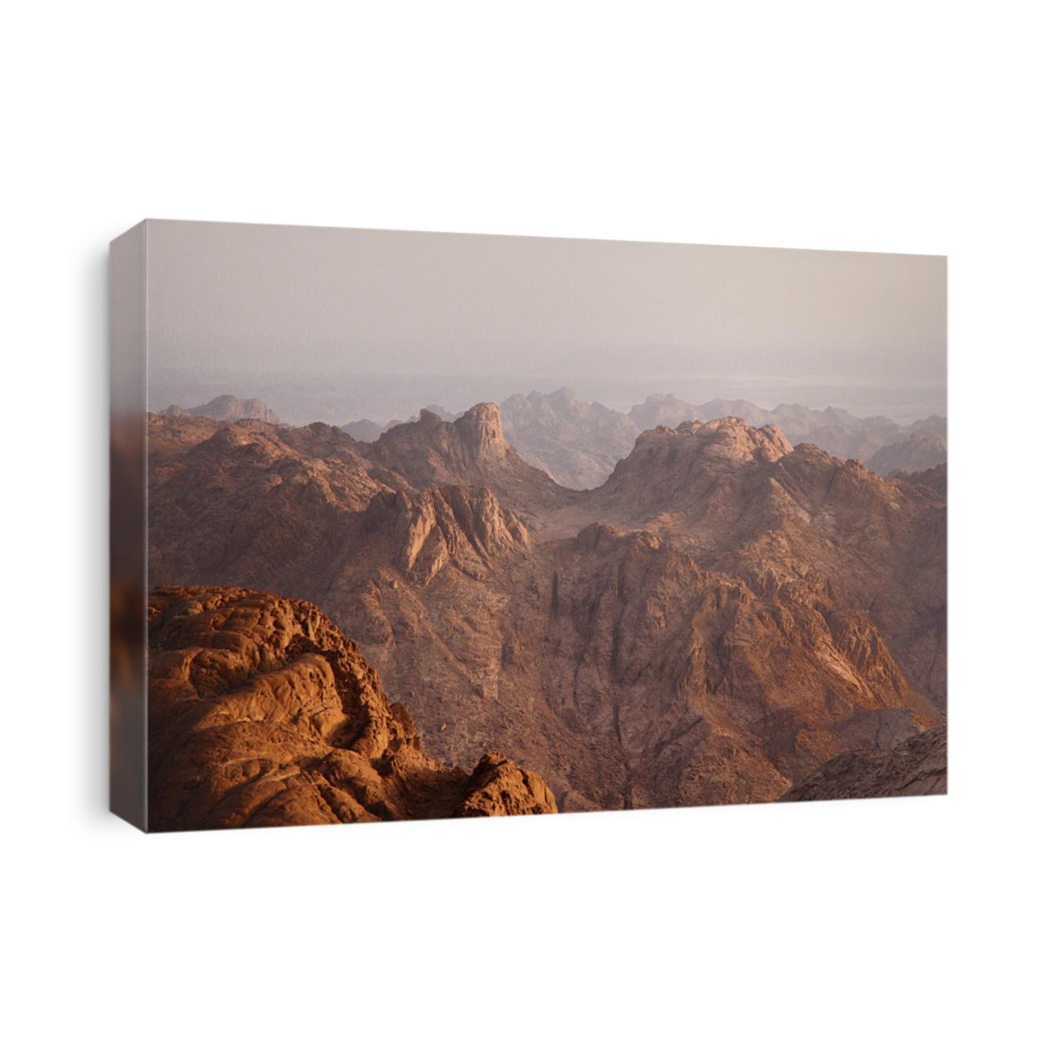 Rocky mountains peaks on sunrise colors 3