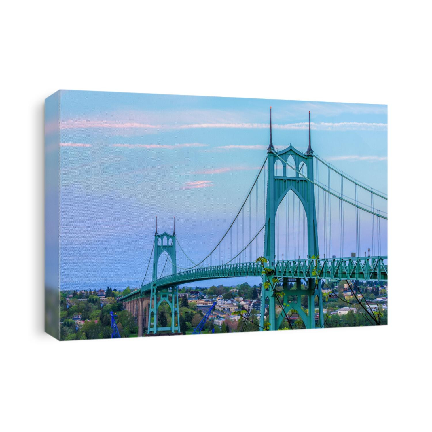 Beautiful Image of Saint John's Bridge in Portland, Oregon