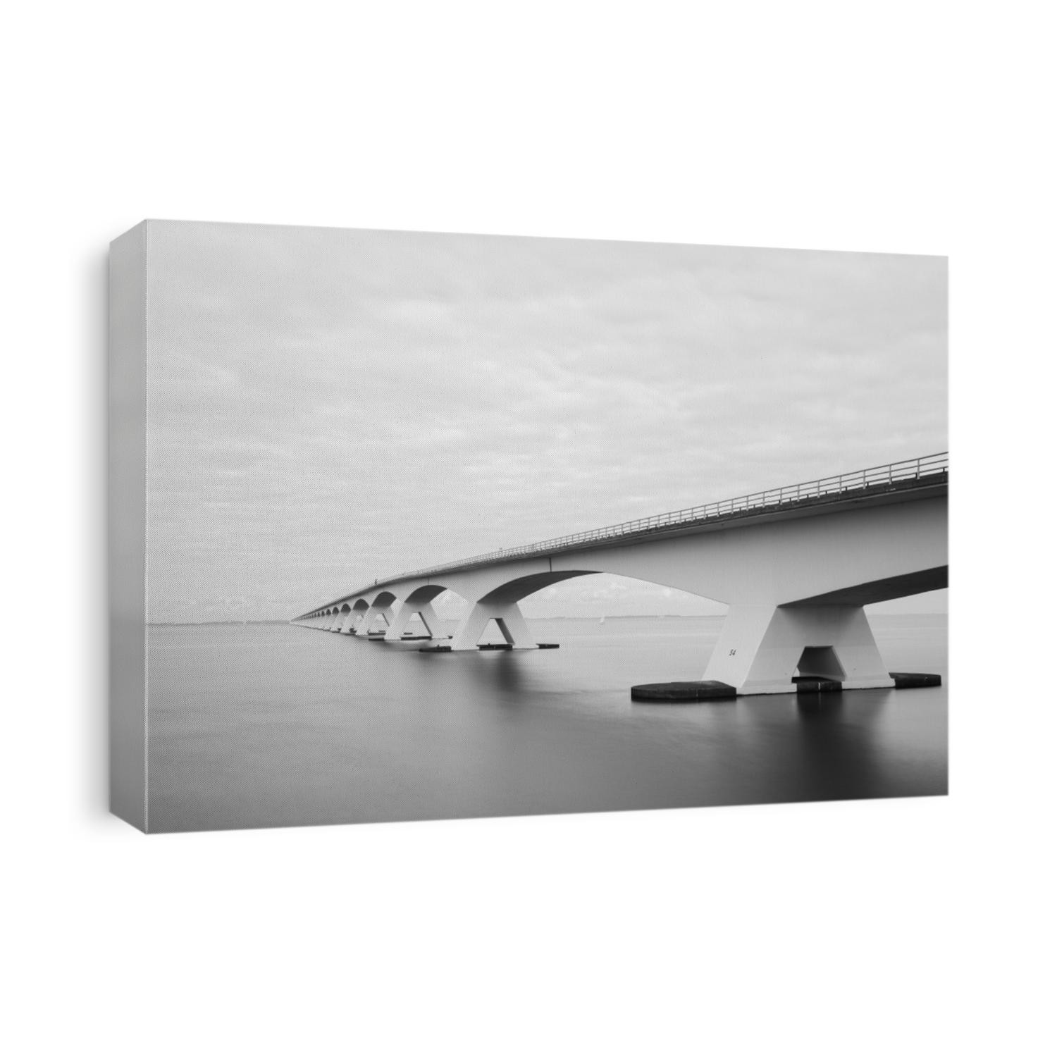 Zeeland Bridge, longest bridge in the Netherlands.