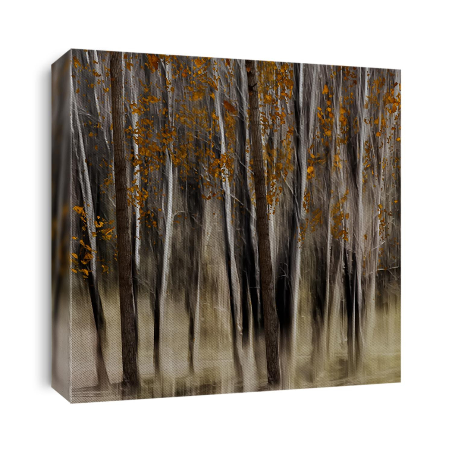 abstract in the forest