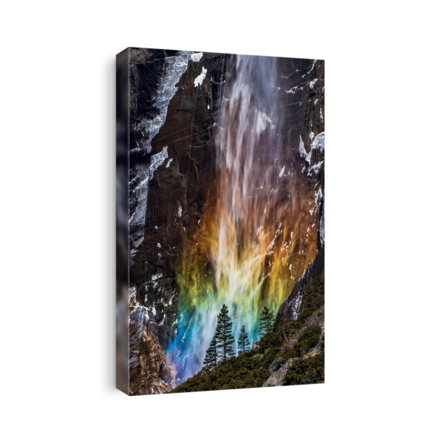 Yosemite fall rainbow
