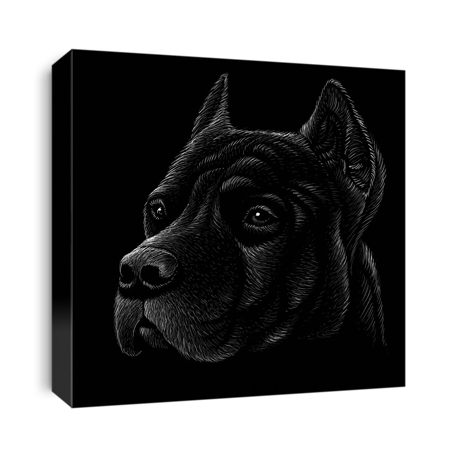 The Vector logo dog or wolf for tattoo or T-shirt design or outwear. Cute print style dog or wolf background.