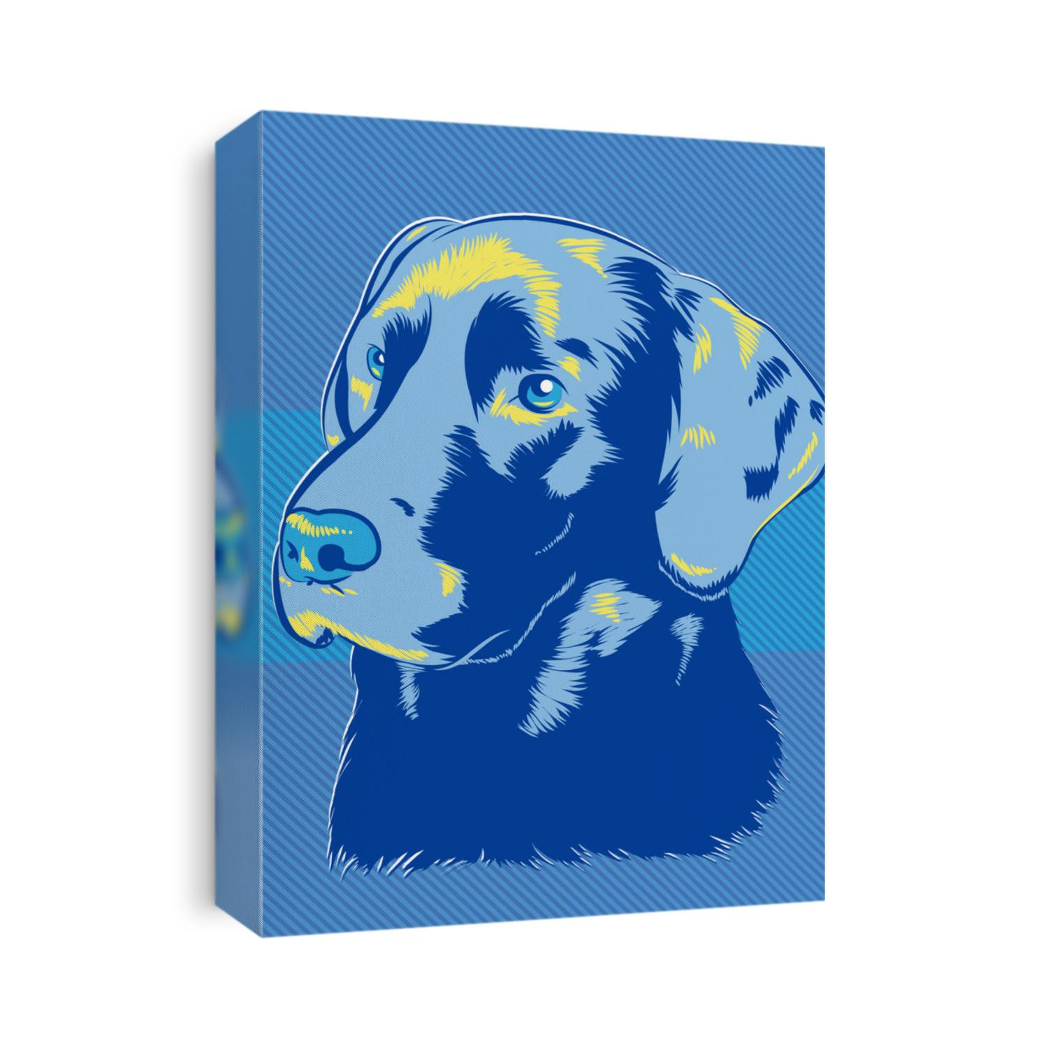 Labrador Dog Pop Art Style